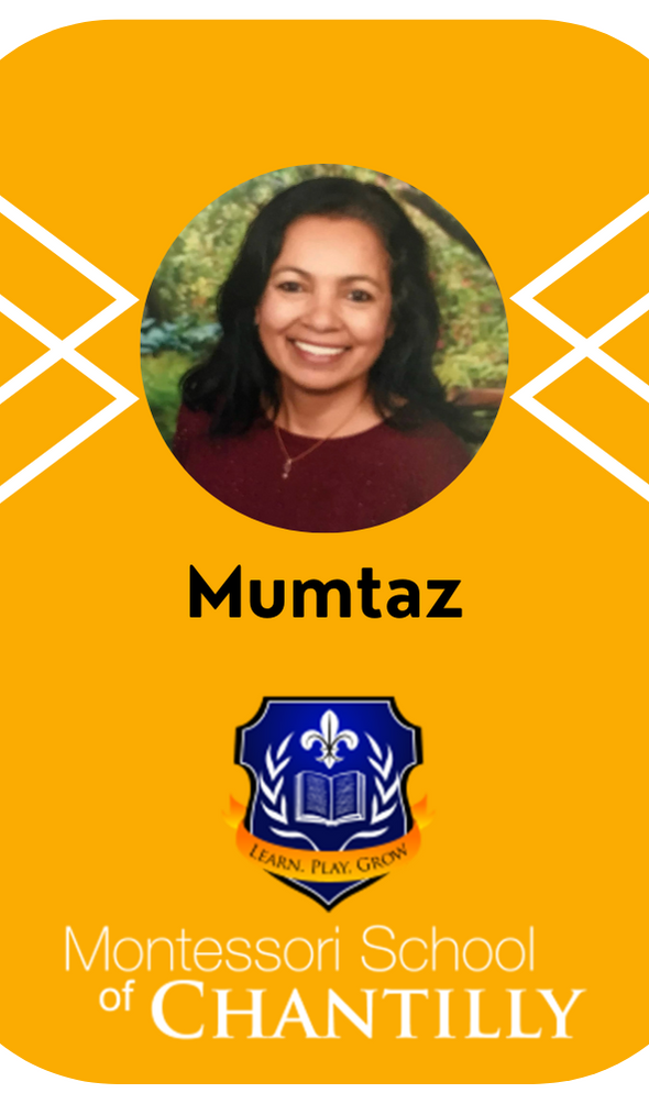 Montessori School of Chantilly Badge - Mumtaz
