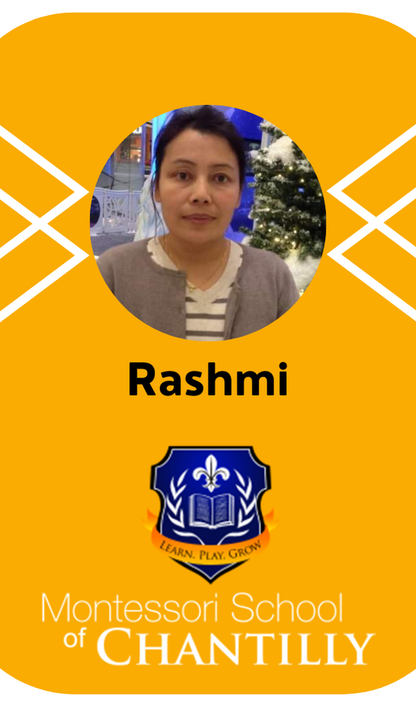 Montessori School of Chantilly Badge - Rashmi