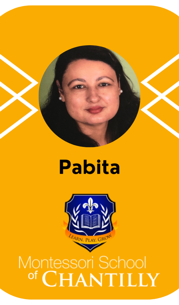 Montessori School of Chantilly Badge -Pabita