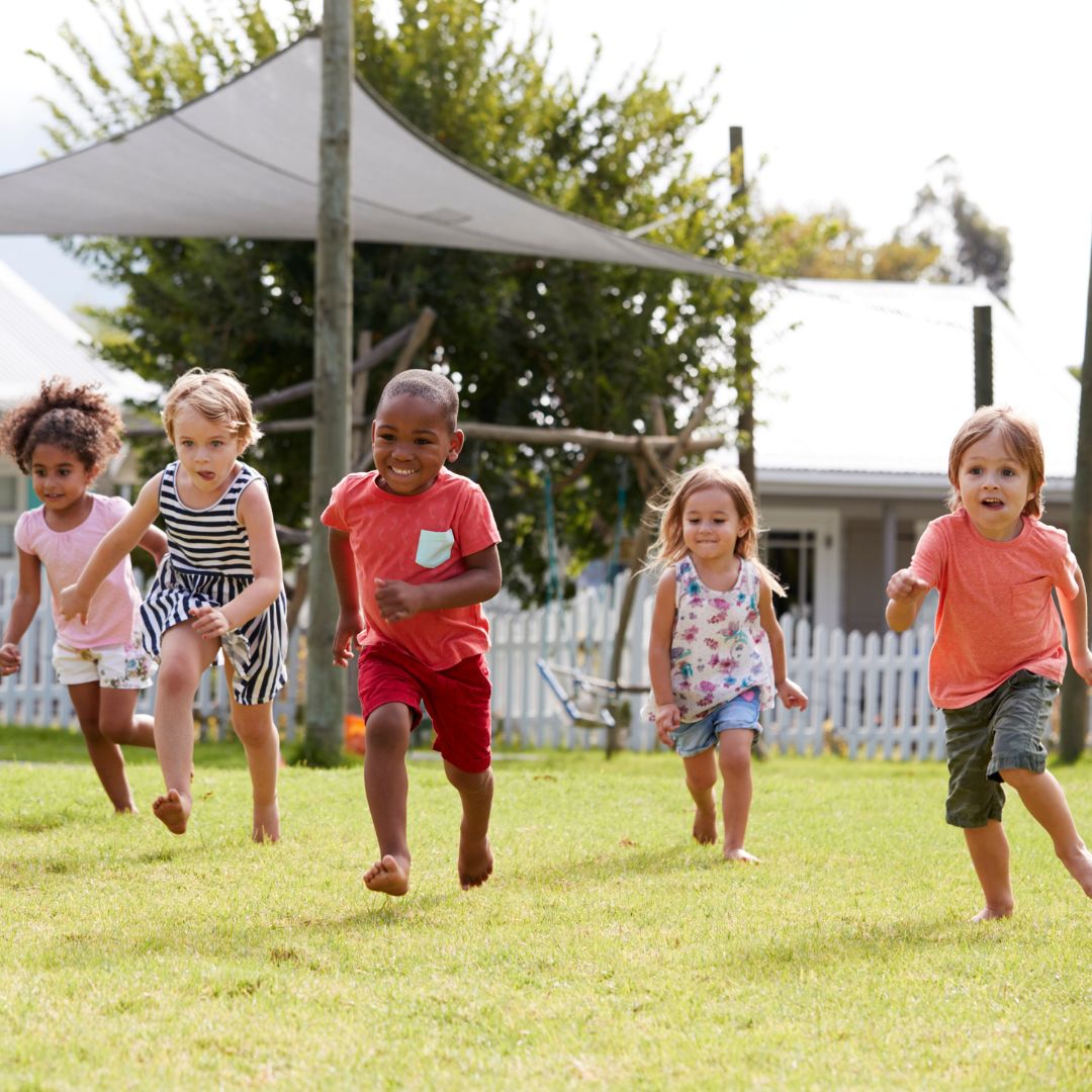 kids playing at Montessori school