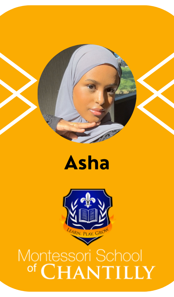 Montessori School of Chantilly Badge - Asha