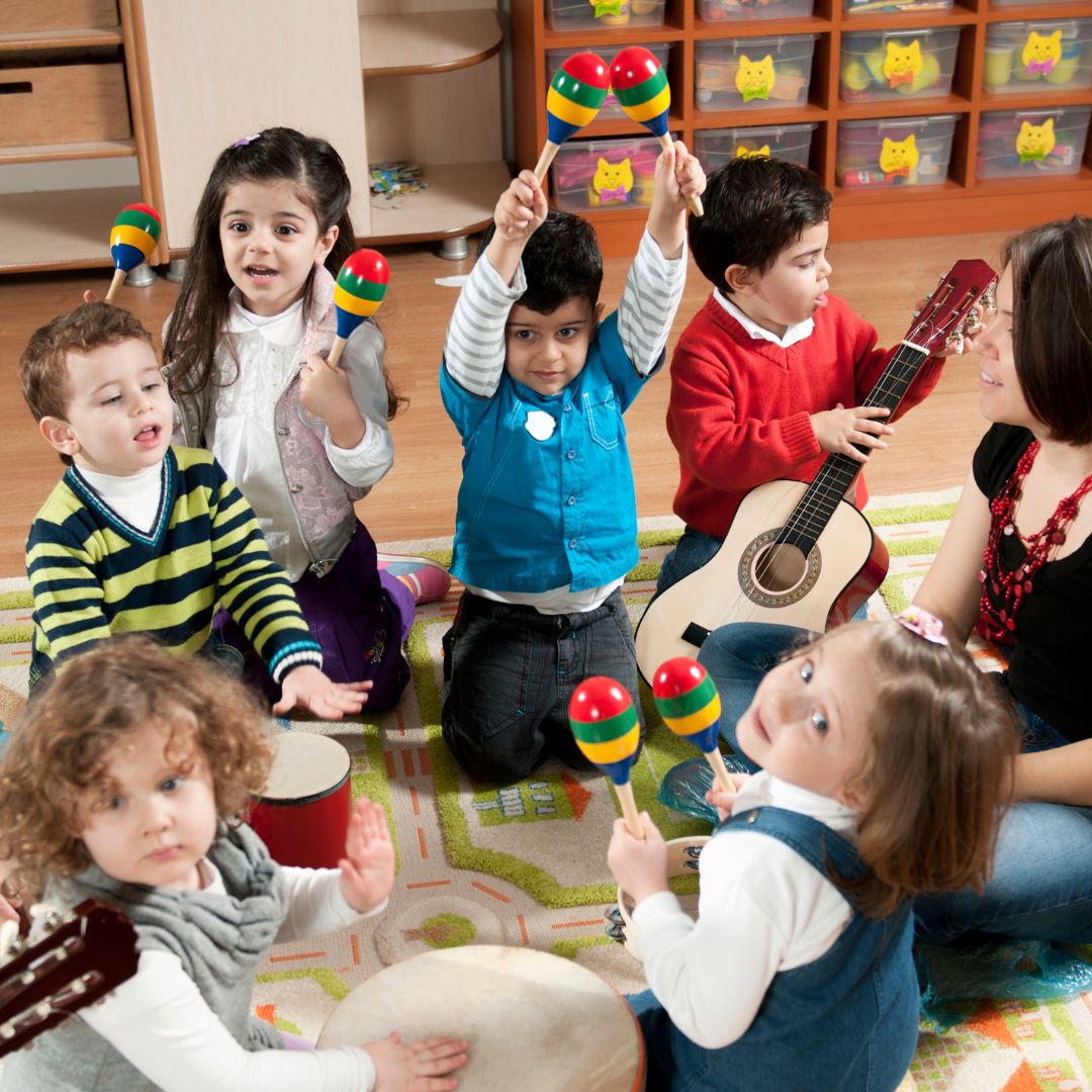 preschools playing music