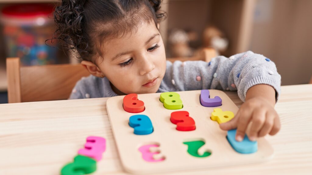 image a kid learning